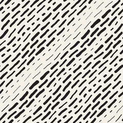 Abstract Background With Rounded brush strokes. Doodle Vector Seamless Pattern.