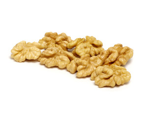 Walnuts isolated on white