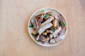 Charcoal boiled pork neck