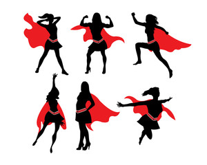 Female Superhero Silhouette