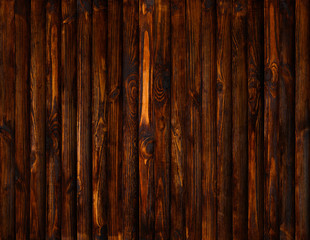 Obraz premium Dark wooden table texture background top flat view