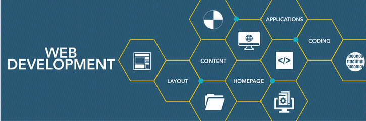 Web Development Icon Concept