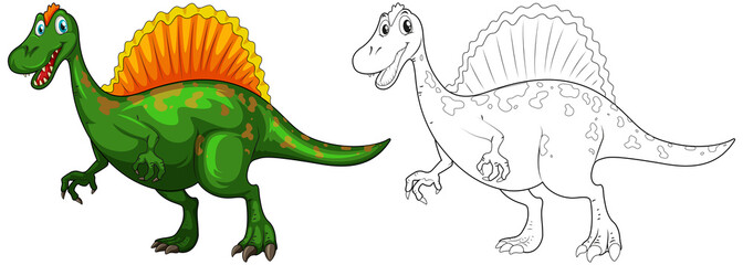 Doodle animal for dinosaur © GraphicsRF