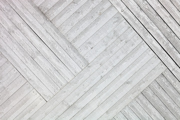 Fototapeta premium Rustic White painted wooden planks background