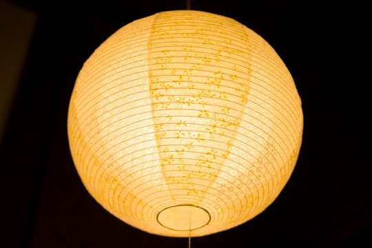 Lighting made of Japanese traditional paper