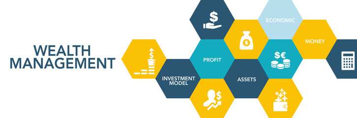 Wealth Management Icon Concept