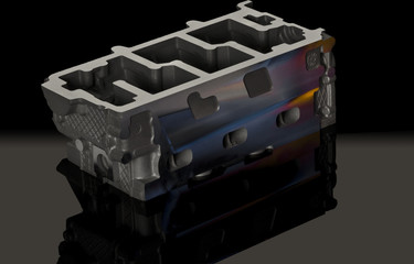 engineered machine part for car