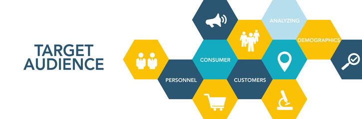 Target Audıence Icon Concept