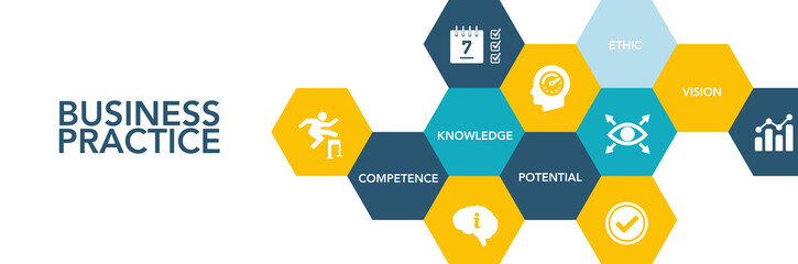 Busıness Practıce Icon Concept