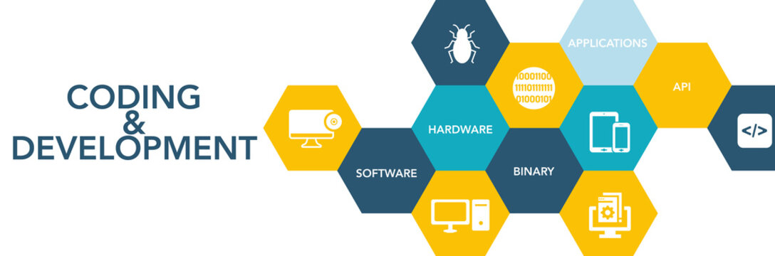 Codıng & Development Icon Concept
