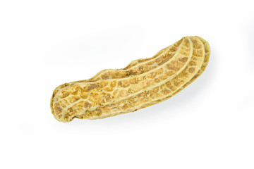 Peanut on a white background