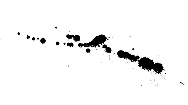 Ink drops on dry paper 19