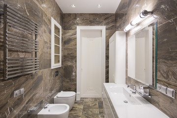 Modern Spa Bathroom - Powered by Adobe