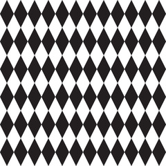 Abstract geometric diamond pattern black