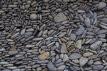 Black Stone wall pettern background structure