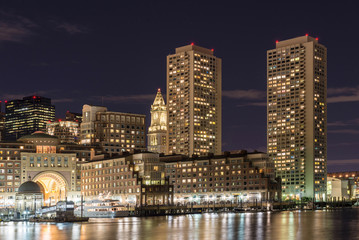 Obraz na płótnie Canvas city view of Boston, Massachusetts, USA