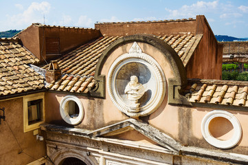 Architecture details of Castel Sant'Angelo