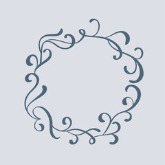 Decorative vintage Frame and Borders Art. Calligraphy Vector illustration EPS10