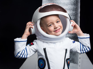 Boy in astronaut costume © LIGHTFIELD STUDIOS