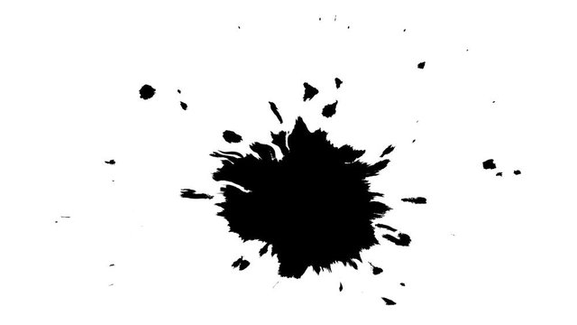 Ink drops on wet paper 54