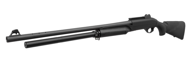 Shotgun isolated on white