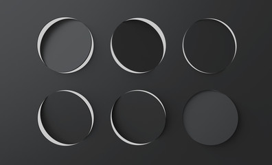 black surface with perforation circle holes