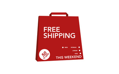 Free Shipping Concept