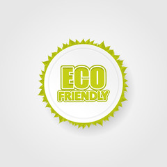 Abstract Eco Label Design.