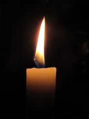 Fiamma di una candela