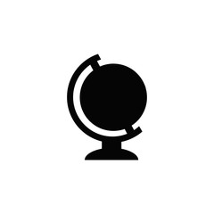 globe erth icon flat design