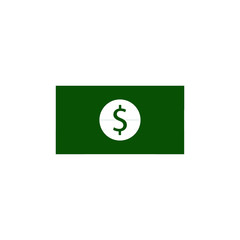 dollar icon flat design