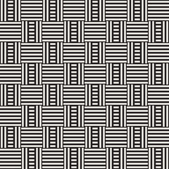 Abstract Geometric Pattern With Stripes Lattice. Seamless Vector Background