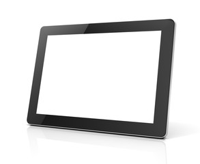 blank tablet computer concept  3d illustration