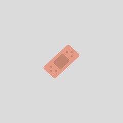 band aid icon flat design