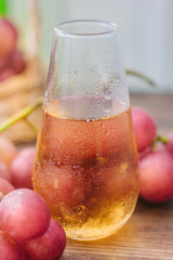 Grape juice in glass