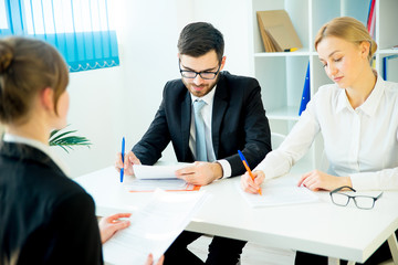 HR managers on interview