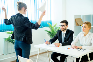 Successful job interview