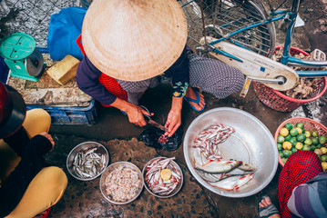 Vietnamese food market