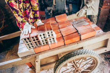 Vietnamese brick factory