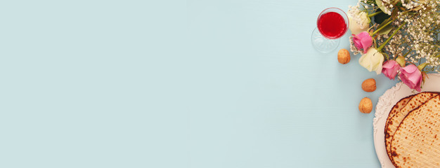 Pesah celebration concept (jewish Passover holiday)