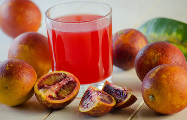 Juice of the Sicilian orange