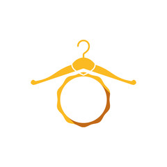 Fashion hanger symbol icon vector illustration graphic design