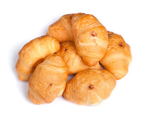 Heap of small croissant