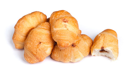 Heap of small croissant