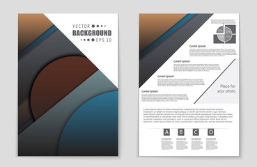 Abstract vector layout background set. For art template design, list, front page, mockup brochure theme style, banner, idea, cover, booklet, print, flyer, book, blank, card, ad, sign, sheet,, a4.