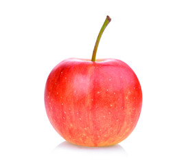 red dwarf apple isolated on white background