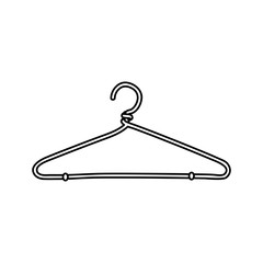 Fashion hanger symbol icon vector illustration graphic design
