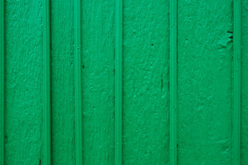 Painted green wood surface