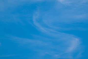 Cloudy blue sky abstract background