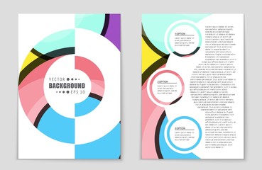 Abstract vector layout background set. For art template design, list, front page, mockup brochure theme style, banner, idea, cover, booklet, print, flyer, book, blank, card, ad, sign, sheet,, a4.